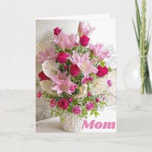 ** MAMA'S VERJAARDAG ** BOEKET VOOR UW DAG! KAART