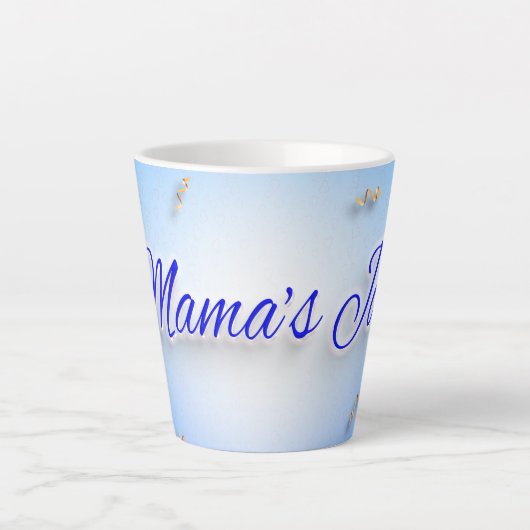 Mama's Vreugde Latte Mok (Voorkant)