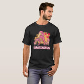 Mamasaurus Dinasaurus Moeder Familie Dinosaur T-shirt (Voorkant volledig)