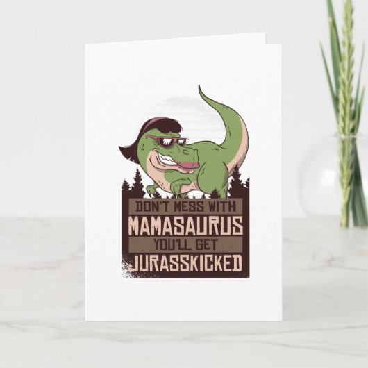 Mamasaurus Dinosaur Kaart (Voorkant)