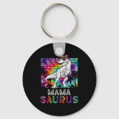 Mamasaurus Dinosaur Mama Saurus Family Matching Ti Sleutelhanger (Voorkant)