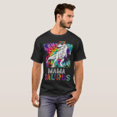 Mamasaurus Dinosaur Mama Saurus Family Matching Ti T-shirt (Voorkant volledig)