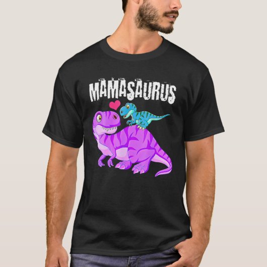 Mamasaurus Dinosaur Rex Moederdag voor mam Graph T-shirt (Voorkant)