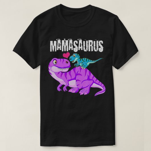 Mamasaurus Dinosaur t Rex Moederdag voor Mam Gift T-shirt (Design voorkant)