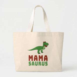 Mamasaurus Dinosaur Tyrannosaurus Rex Moederdag Grote Tote Bag