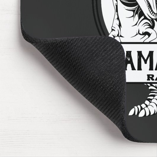 Mamasaurus Ma T rex Dino Funny Custom Name Muismat (Hoek)