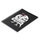 Mamasaurus Ma T rex Dino Funny Custom Name Notitieboek (Linkerzijde)