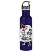 Mamasaurus Ma T rex Dino Funny Custom Name Waterfles (Voorkant)