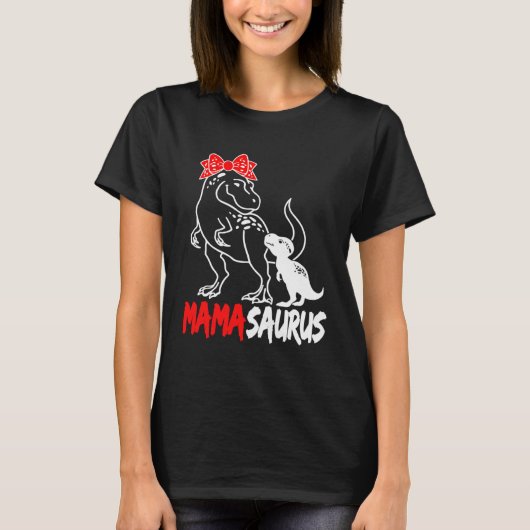 Mamasaurus Mama Rex Dinosaur Mother s Day T-shirt (Voorkant)