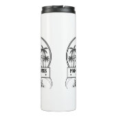 Mamasaurus Moeder T rex Dino Grappige Aangepaste N Thermosbeker (Achterkant)