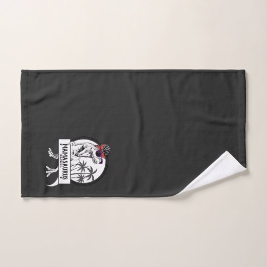 Mamasaurus Mom T rex Dino Funny Nom personnalisé (Serviette à main)