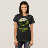 Mamasaurus Rex Dinosaur mama en Kinder Retro  T-shirt (Voorkant volledig)