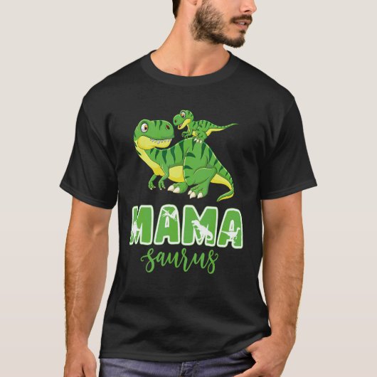 Mamasaurus Rex Dinosaur Mama Saurus T-shirt (Voorkant)