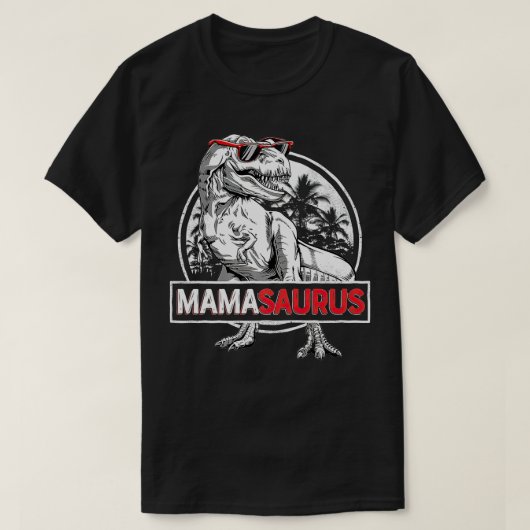 Mamasaurus rex Mama Saurus Dinosaur Vrouwen Mam Gi T-shirt (Design voorkant)