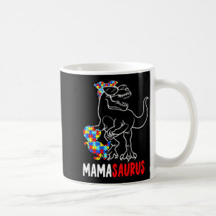 Mamasaurus T Rex Dinosaur Autisme Bewustzijn Mama Koffiemok