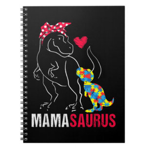 Mamasaurus T rex Dinosaur Clothing Gifts. Funny ma Notitieboek