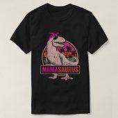 Mamasaurus T rex Dinosaur Funny Mama Saurus Breast T-shirt (Design voorkant)