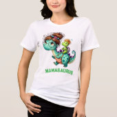 Mamasaurus Tri-Blend shirt (Voorkant)