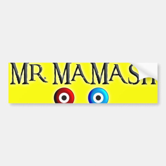 Mamash Bumpersticker (Voorkant)