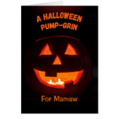 Mamaw Halloween Cute Jack o' Lantern (Devant)
