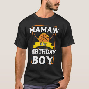 Mamaw van de verjaardag Baller Basketbal Bday Part T-shirt