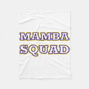 Mamba Squad grappige kleding voor slang liefhebber Fleece Deken
