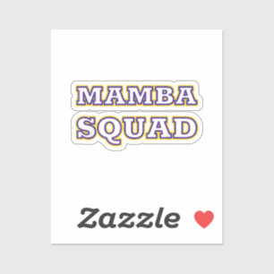 Mamba Squad grappige kleding voor slang liefhebber Sticker
