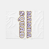 Mamba Squad grappige Kleding voor Snake Lover Fleece Deken (Voorkant (Horizontaal))