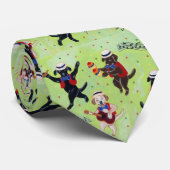 Mambo Labrador Musicians Painting Stropdas (Opgerold)