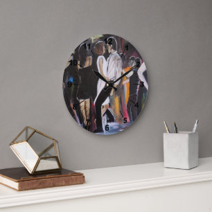 Mambo Night Schilderij van Alfred Fox Grote Klok