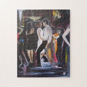 Mambo Night Schilderij van Alfred Fox Legpuzzel
