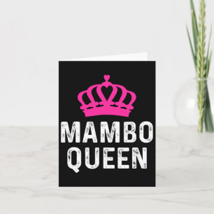 Mambo Queen - Mambo danseres danscadeau voor Ballr Kaart
