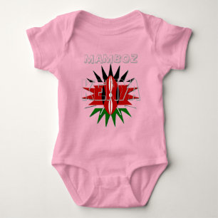 Mamboz Colorful Baby Kinder Kenya patroonontwerp Romper