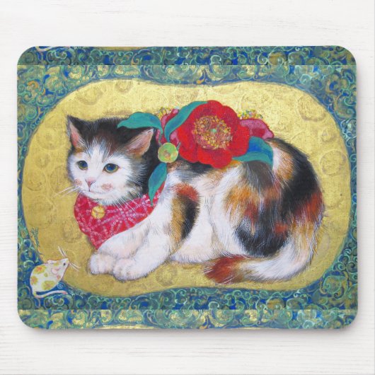 Mameneko: The Camellia Kitten Muismat (Voorkant)