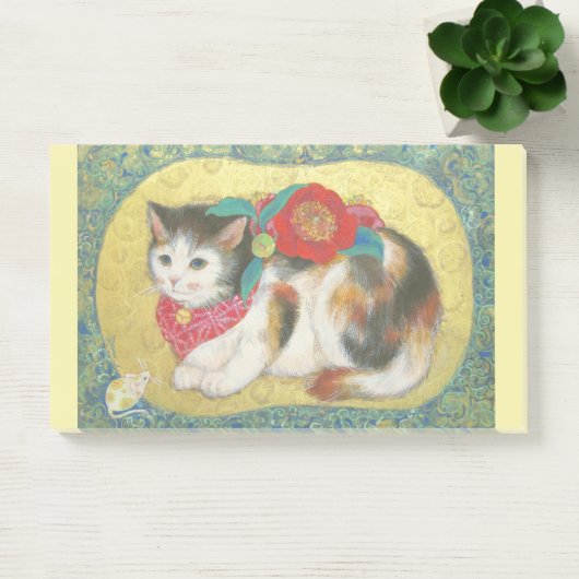 Mameneko: The Camellia Kitten  Post-it® Notes (Kantoor)