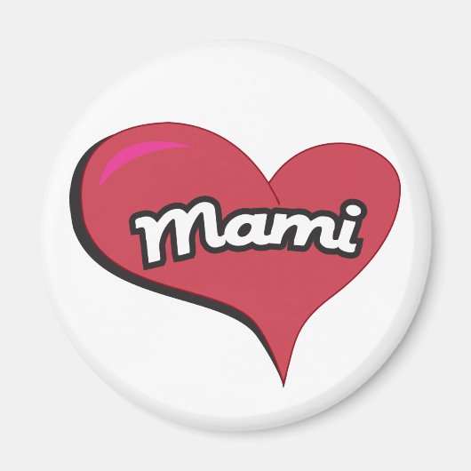 Mami Heart Magneet (Voorkant)