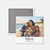 Mami Photo Cadeau Magnet Established (Recto/Verso)