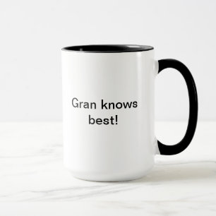 Mamie connaît la meilleure tasse