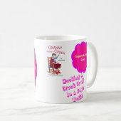 Mamie de mamie accroche une tasse d'escroc (Devant droit)