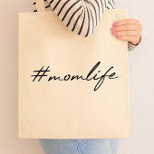 #MamLife | Moederschap Modern Script Moederdag Tote Bag