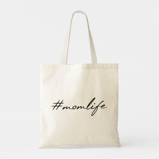 #MamLife | Moederschap Modern Script Moederdag Tote Bag (Achterkant)