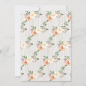 Mamma chien et bébé chiot invitations de douche bé (Dos)