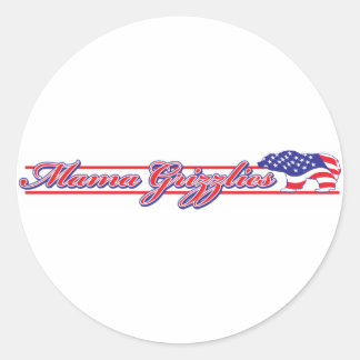 Mamma-Grizzly.Script-eps Ronde Sticker