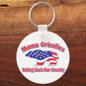 Mamma-Grizzly Sleutelhanger (Voorkant)