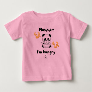 Mamma Ik heb trek in panda baby T-shirt