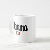 Mamma Italian Flag Mug - Mom (Devant gauche)