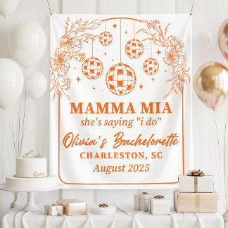Mamma Mia Bachelorette Party Banner, She's Saying Wandkleed