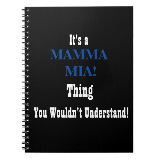 Mamma Mia! Journal Notitieboek (Voorkant)