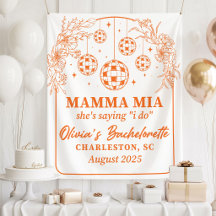 Mamma Mia vrijgezellenfeest vlag, Ze zegt het