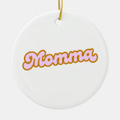 mamma | Roze Schattigee mama Keramisch Ornament (Voorkant)